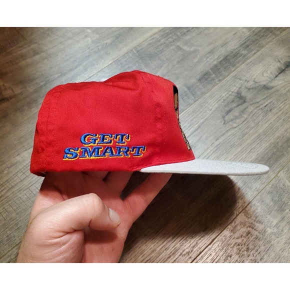 Vintage 90s 1993 Get Smart Movie American Needle Blockhead Snapback Hat Cap - Picture 3 of 7